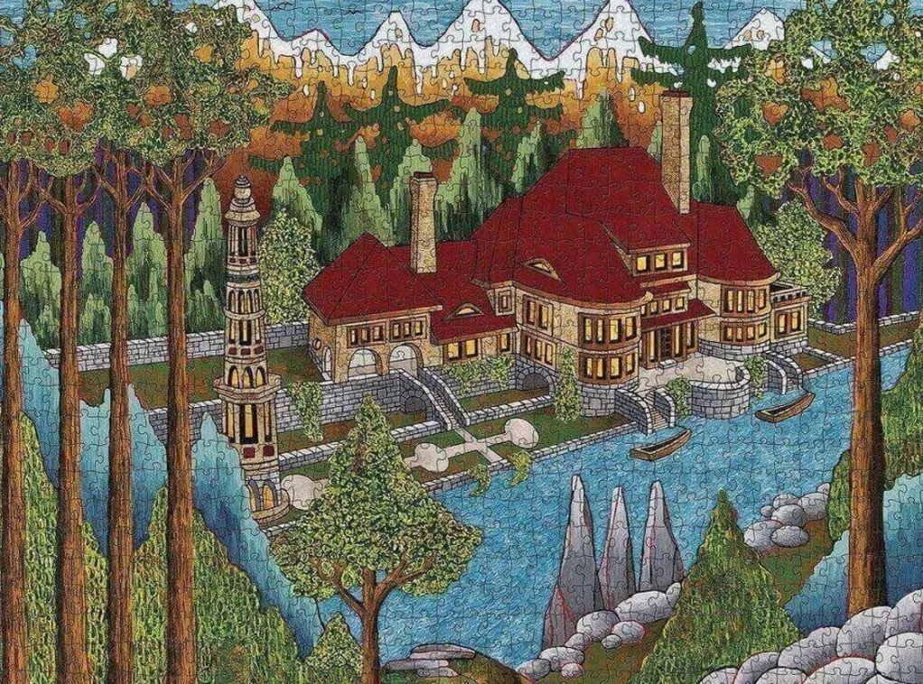Pomegranate 1000 Pieces* - Cj Hurley - House Of The Minaret - 1000 Piece Jigsaw Puzzle