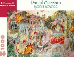 Pomegranate 1000 Pieces* - Daniel Merriam - Moon Voyage - 1000 Piece Jigsaw Puzzle