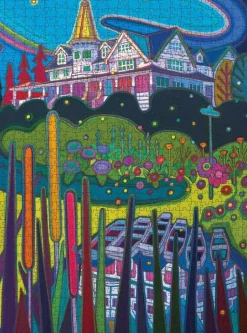 Pomegranate 1000 Pieces* - Darlene Kulig - Down By The Fishing Pond - 1000 Piece Jigsaw Puzzle