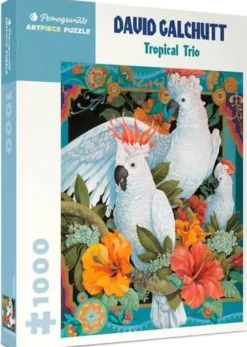 Pomegranate 1000 Pieces* - David Galchutt - Tropical Trio - 1000 Piece Jigsaw Puzzle