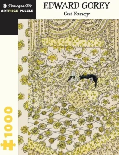 Pomegranate 1000 Pieces* - Edward Gorey - Cat Fancy - 1000 Piece Jigsaw Puzzle