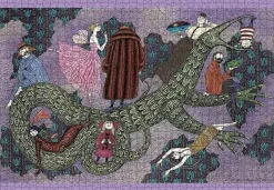 Pomegranate 1000 Pieces* - Edward Gorey Drop Curtain - 1000 Piece Jigsaw Puzzle