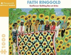 Pomegranate 1000 Pieces* - Faith Ringgold - Sunflower Quilting Bee At Arles - 1000 Piece Jigsaw Puzzle