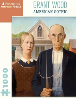 Pomegranate 1000 Pieces* - Grant Wood- American Gothic - 1000 Piece Jigsaw Puzzle