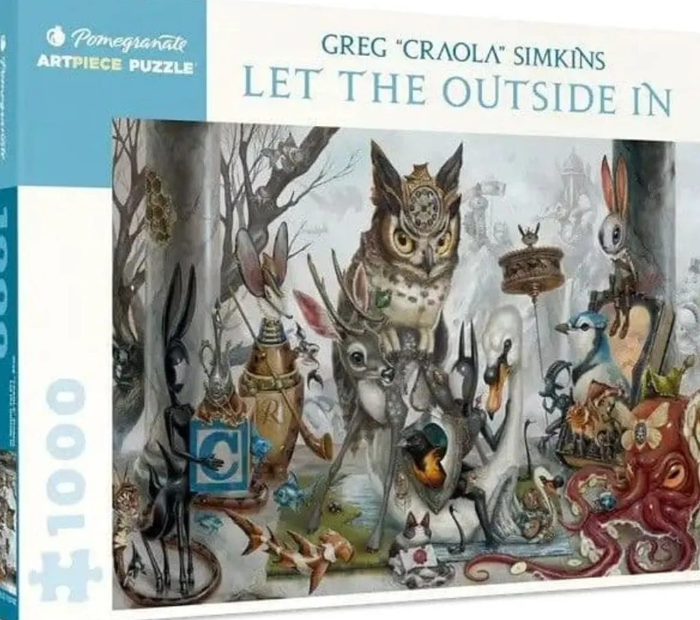 Pomegranate 1000 Pieces* - Greg Craola Simkins Let The Outside In - 1000 Piece Jigsaw Puzzle