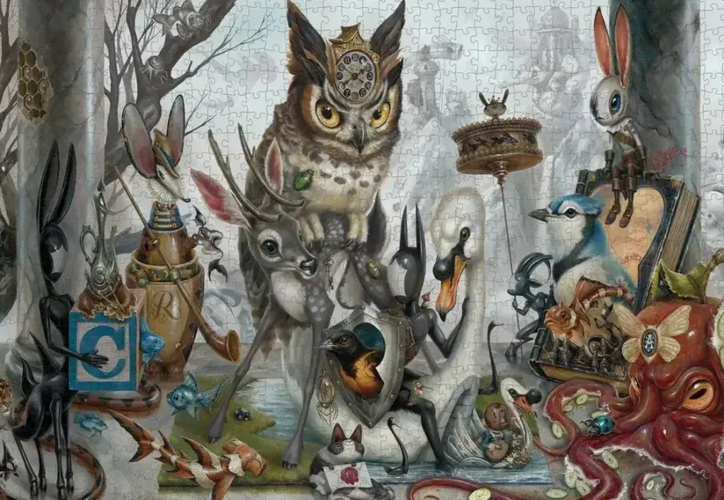 Pomegranate 1000 Pieces* - Greg Craola Simkins Let The Outside In - 1000 Piece Jigsaw Puzzle