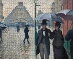 Pomegranate 1000 Pieces* - Gustave Caillebotte - Paris Street Rainy Day - 1000 Piece Jigsaw Puzzle