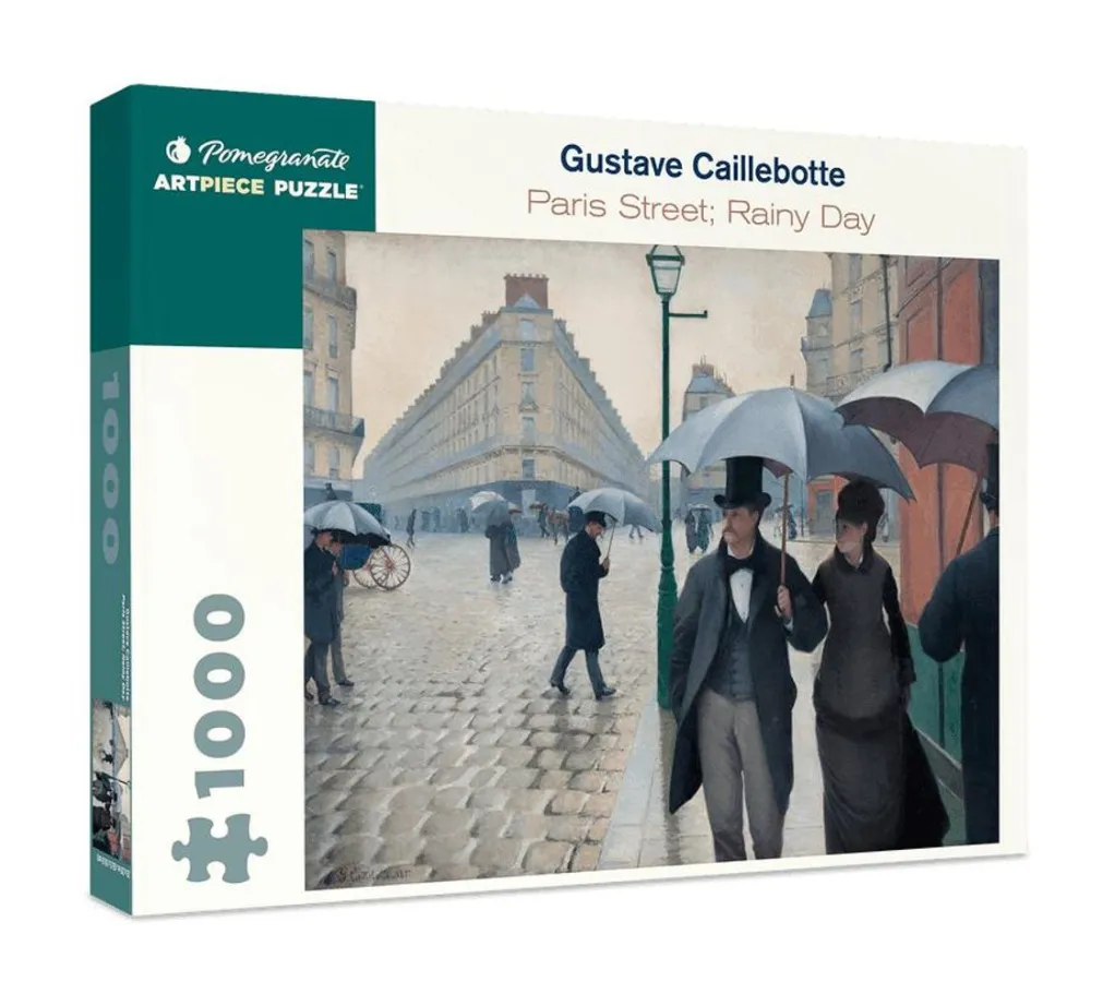 Pomegranate 1000 Pieces* - Gustave Caillebotte - Paris Street Rainy Day - 1000 Piece Jigsaw Puzzle