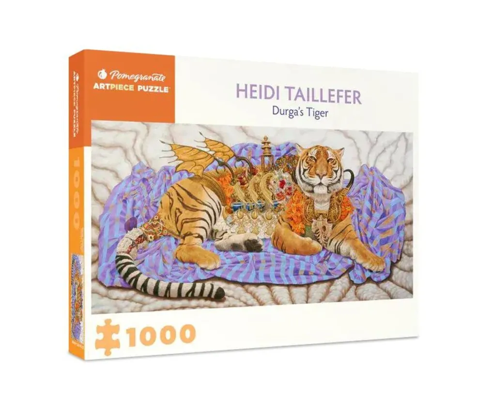Pomegranate 1000 Pieces* - Heidi Taillefer - Durga'S Tiger - 1000 Piece Jigsaw Puzzle