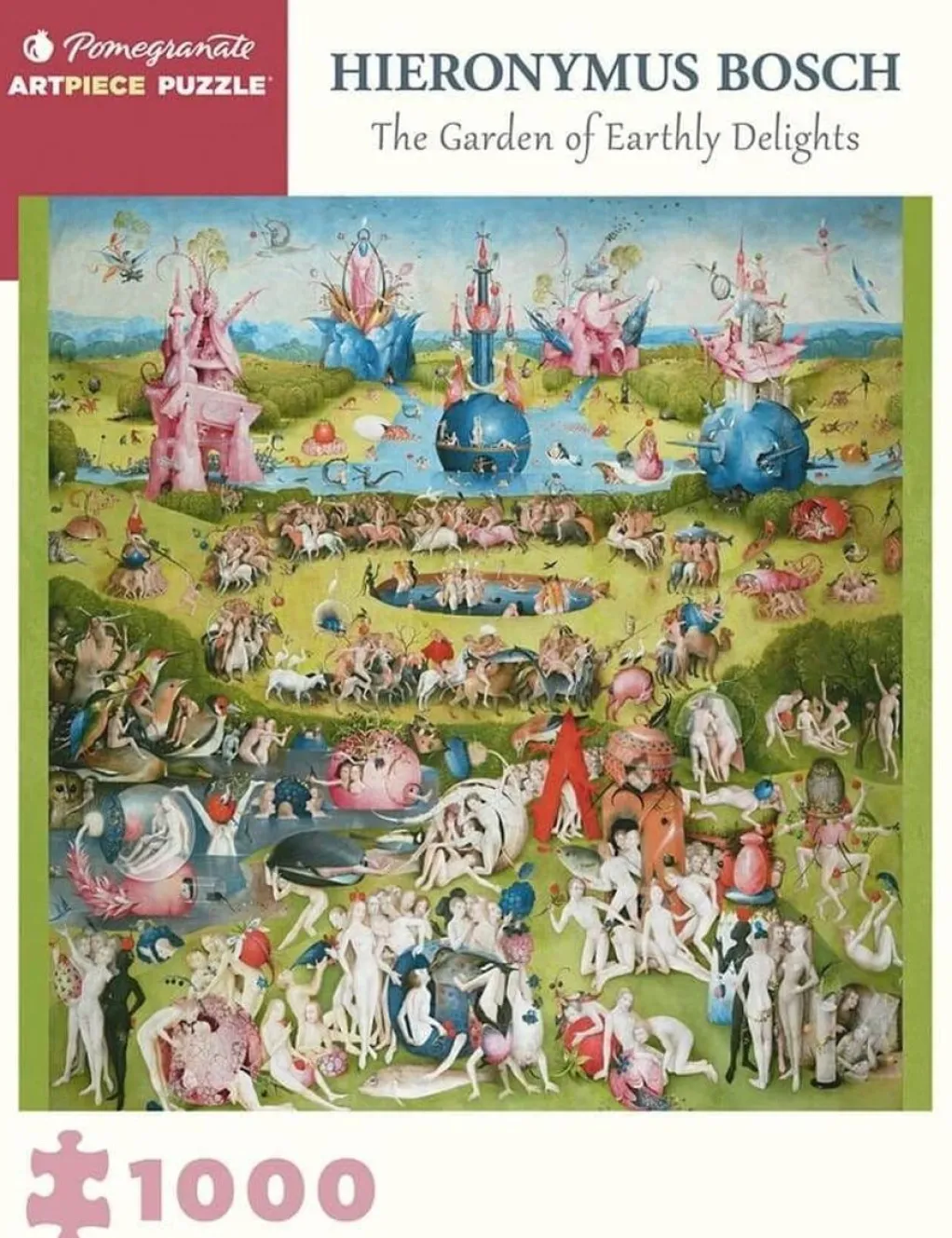 Pomegranate 1000 Pieces* - Hieronymus Bosch Garden Delights - 1000 Piece Jigsaw Puzzle