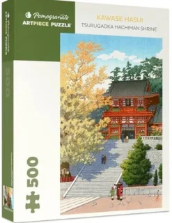Pomegranate 500 Pieces* - Kawase Hasui - Tsurugaoka Hachiman Shrine - 500 Piece Jigsaw Puzzle