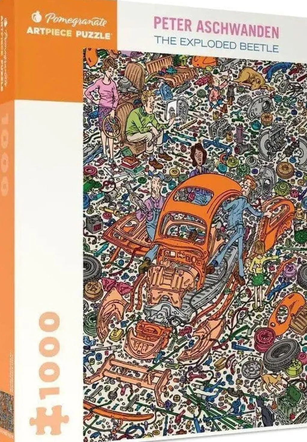 Pomegranate 1000 Pieces* - Peter Aschwanden The Exploded Beetle - 1000 Piece Jigsaw Puzzle
