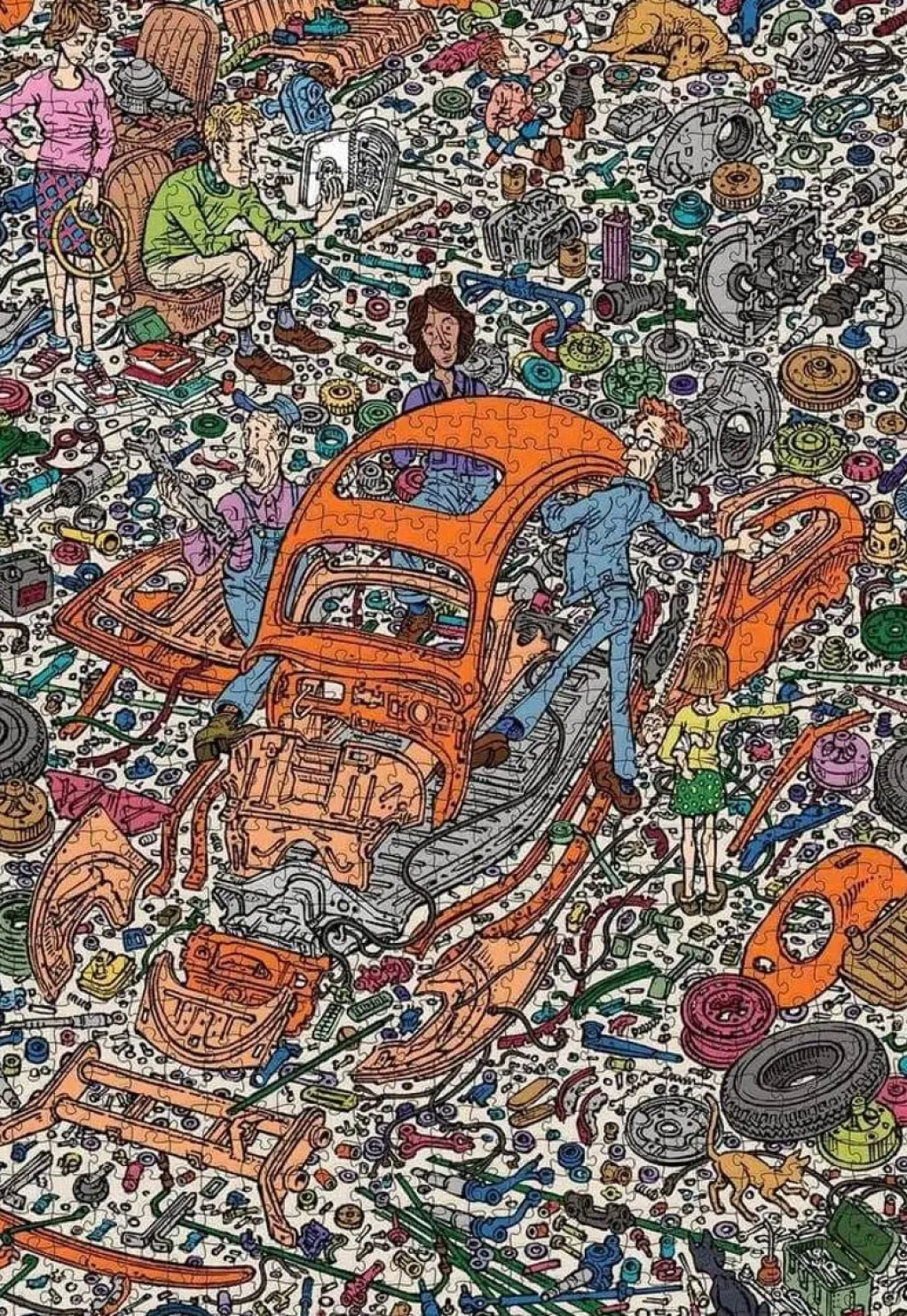 Pomegranate 1000 Pieces* - Peter Aschwanden The Exploded Beetle - 1000 Piece Jigsaw Puzzle