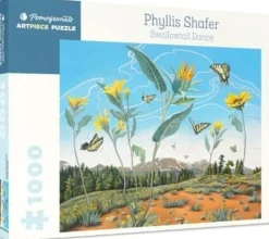 Pomegranate 1000 Pieces* - Phyllis Shafer - Swallowtail Dance - 1000 Piece Jigsaw Puzzle