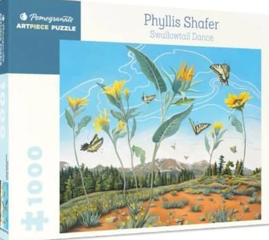 Pomegranate 1000 Pieces* - Phyllis Shafer - Swallowtail Dance - 1000 Piece Jigsaw Puzzle