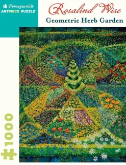 Pomegranate 1000 Pieces* - Rosalind Wise Geometric Herb Garden - 1000 Piece Jigsaw Puzzle
