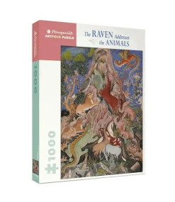 Pomegranate 1000 Pieces* - The Raven Addresses The Animals - 1000 Piece Jigsaw Puzzle