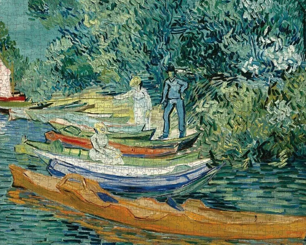 Pomegranate 1000 Pieces* - Van Gogh Bank Of The Oise At Auvers - 1000 Piece Jigsaw Puzzle