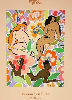 Prints in Pieces 500 Pieces* - Femmes En Fleur -500 Piece Jigsaw Puzzle