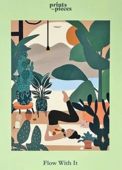 Prints in Pieces 500 Pieces* - Flow With It - 500 Piece Jigsaw Puzzle