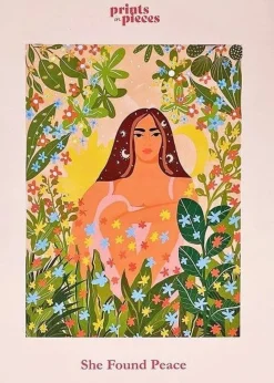 Prints in Pieces 500 Pieces* - She Found Peace - 500 Piece Jigsaw Puzzle