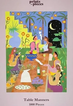 Prints in Pieces 1000 Pieces* - Table Manners - 1000 Piece Jigsaw Puzzle