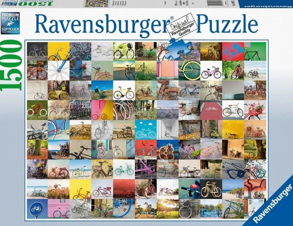 Ravensburger 1500 Pieces* - 99 Bicycles - 1500 Piece Jigsaw Puzzle