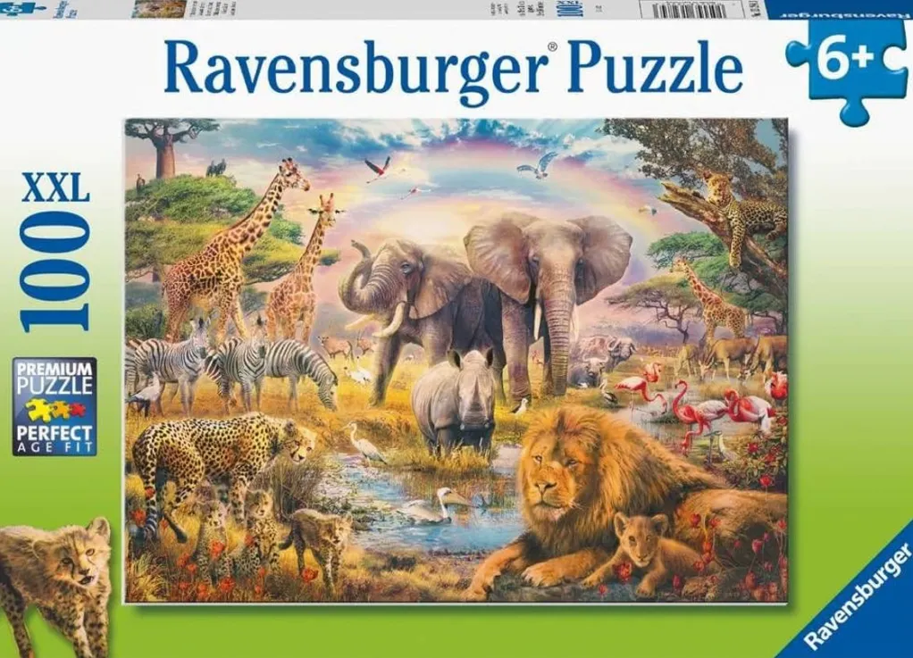 Ravensburger 100 Pieces & Under* - African Safari - 100Xxl Piece Jigsaw Puzzle