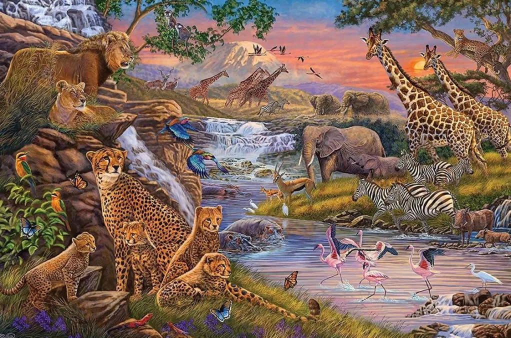 Ravensburger 3000 Pieces & Above* - Animal Kingdom- 3000 Piece Jigsaw Puzzle