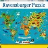 Ravensburger 300 Pieces & Under* - Animal World Map - 150Xxl Piece Jigsaw Puzzle