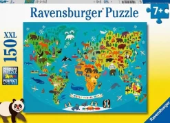 Ravensburger 300 Pieces & Under* - Animal World Map - 150Xxl Piece Jigsaw Puzzle