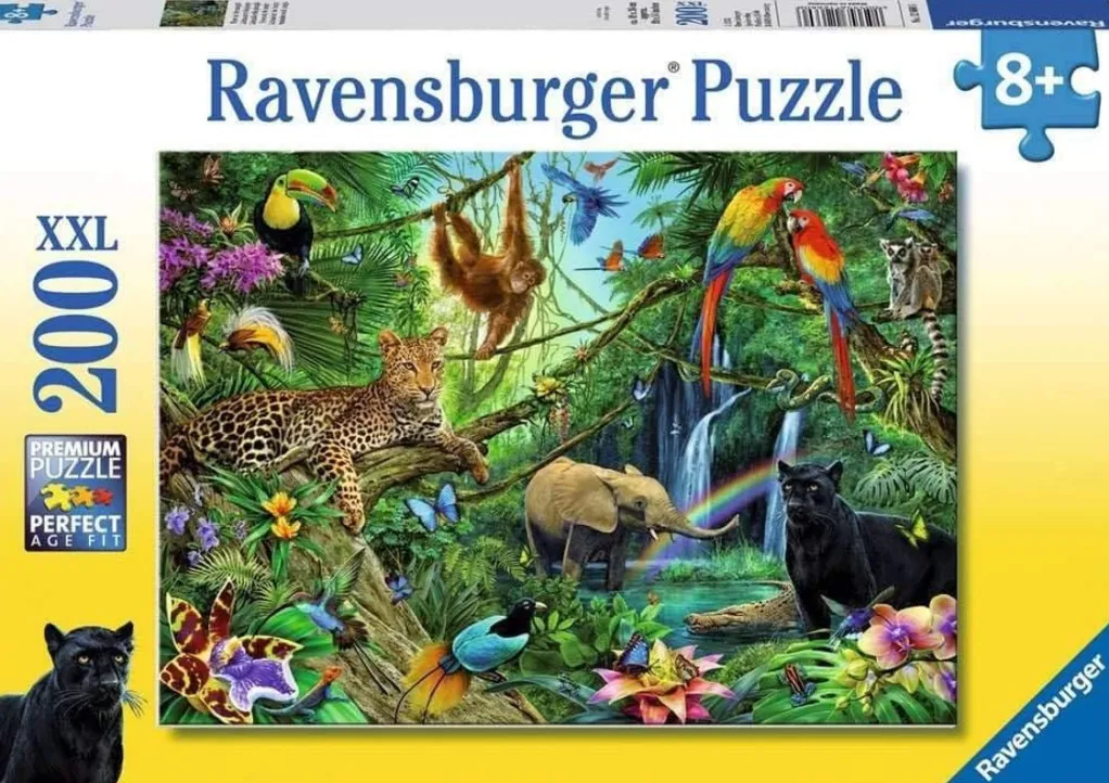 Ravensburger 300 Pieces & Under* - Animals In The Jungle - 200Xxl Piece Jigsaw Puzzle