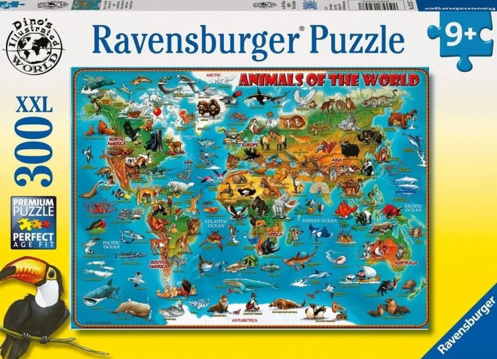 Ravensburger 300 Pieces & Under* - Animals Of The World - 300Xxl Piece Jigsaw Puzzle
