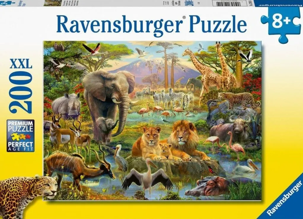 Ravensburger 300 Pieces & Under* - Animals Of The Savanna - 200Xxl Piece Jigsaw Puzzle
