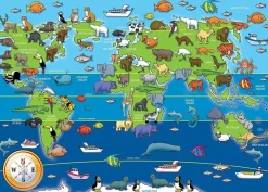 Ravensburger 100 Pieces & Under* - Animals Of The World Giant Floor - 60 Piece Jigsaw Puzzle