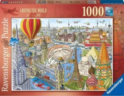 Ravensburger 1000 Pieces* - Around The World In 80 Days - 1000 Piece Jigsaw Puzzle