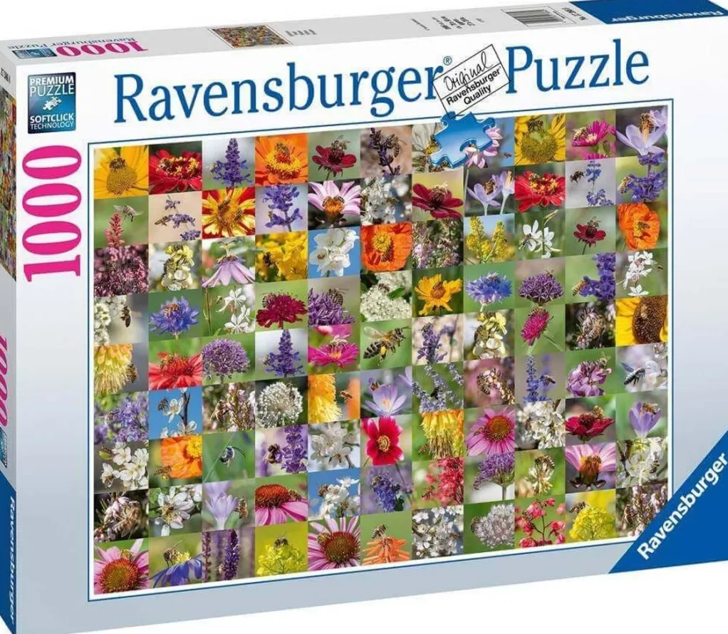 Ravensburger 1000 Pieces* - Bee Collage - 1000 Piece Jigsaw Puzzle