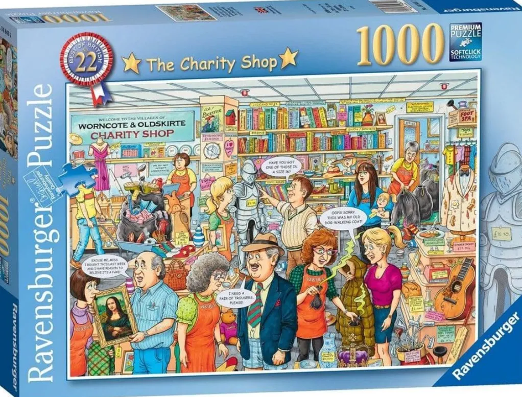 Ravensburger 1000 Pieces* - Best Of British - The Charity Shop - 1000 Piece Jigsaw Puzzle