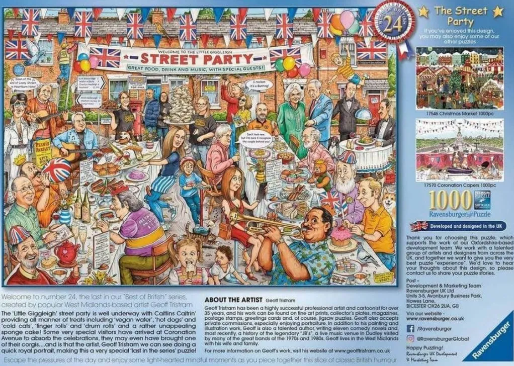 Ravensburger 1000 Pieces* - Best Of British No 24 - Street Party - 1000 Piece Jigsaw Puzzle
