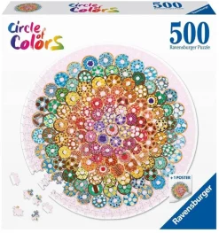 Ravensburger 500 Pieces* - Circle Of Colours - Doughnuts - 500 Piece Jigsaw Puzzle