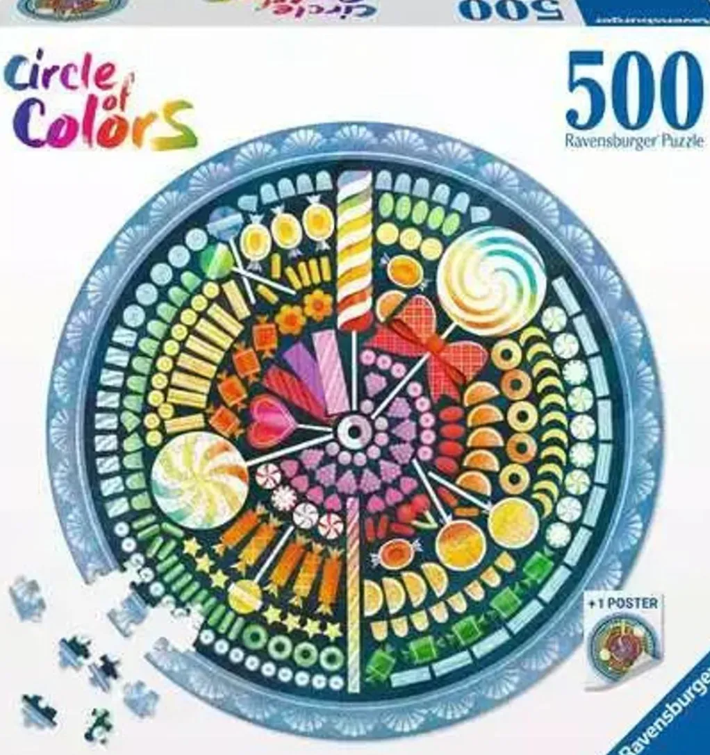 Ravensburger 500 Pieces* - Circle Of Colours - Candies - 500 Piece Jigsaw Puzzle