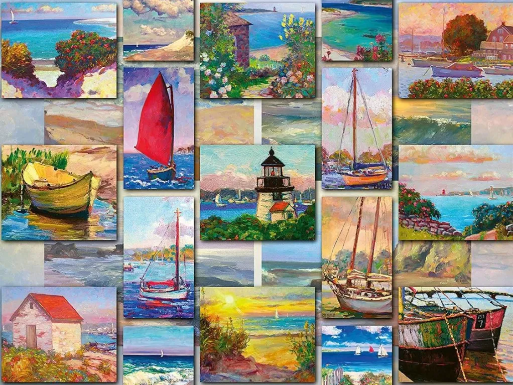 Ravensburger 1500 Pieces* - Coastal Collage, 1500 Piece Jigsaw Puzzle