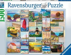 Ravensburger 1500 Pieces* - Coastal Collage, 1500 Piece Jigsaw Puzzle