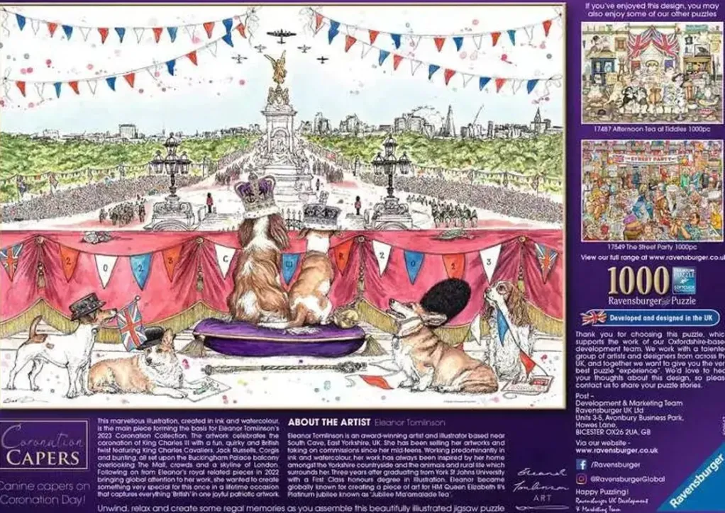 Ravensburger 1000 Pieces* - Coronation Capers - 1000 Piece Jigsaw Puzzle