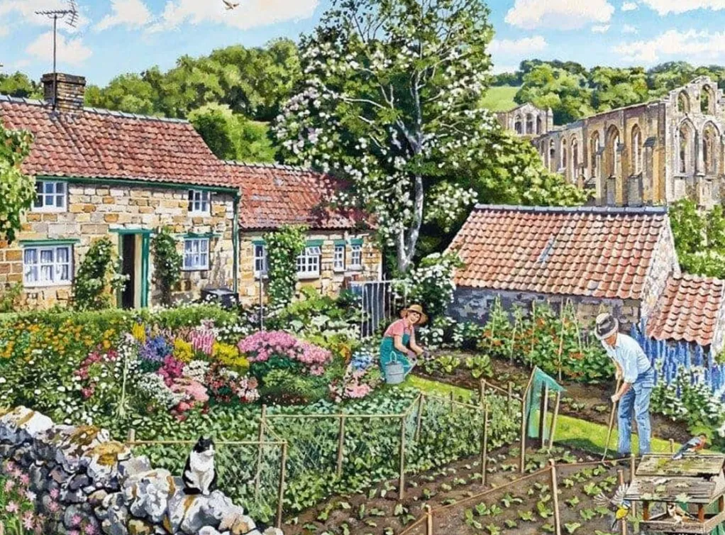 Ravensburger 500 Pieces* - Cosy Cottages - North Yorkshire - 2 X 500 Piece Jigsaw Puzzle