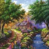 Ravensburger 1500 Pieces* - Cottage By The River - 1500 Piece Jigsaw Puzzle