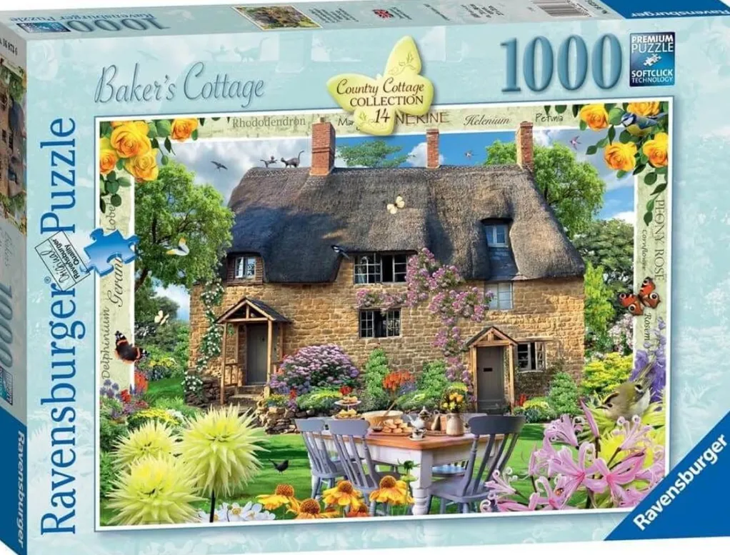 Ravensburger 1000 Pieces* - Country Cottage - Baker'S Cottage - 1000 Piece Jigsaw Puzzle