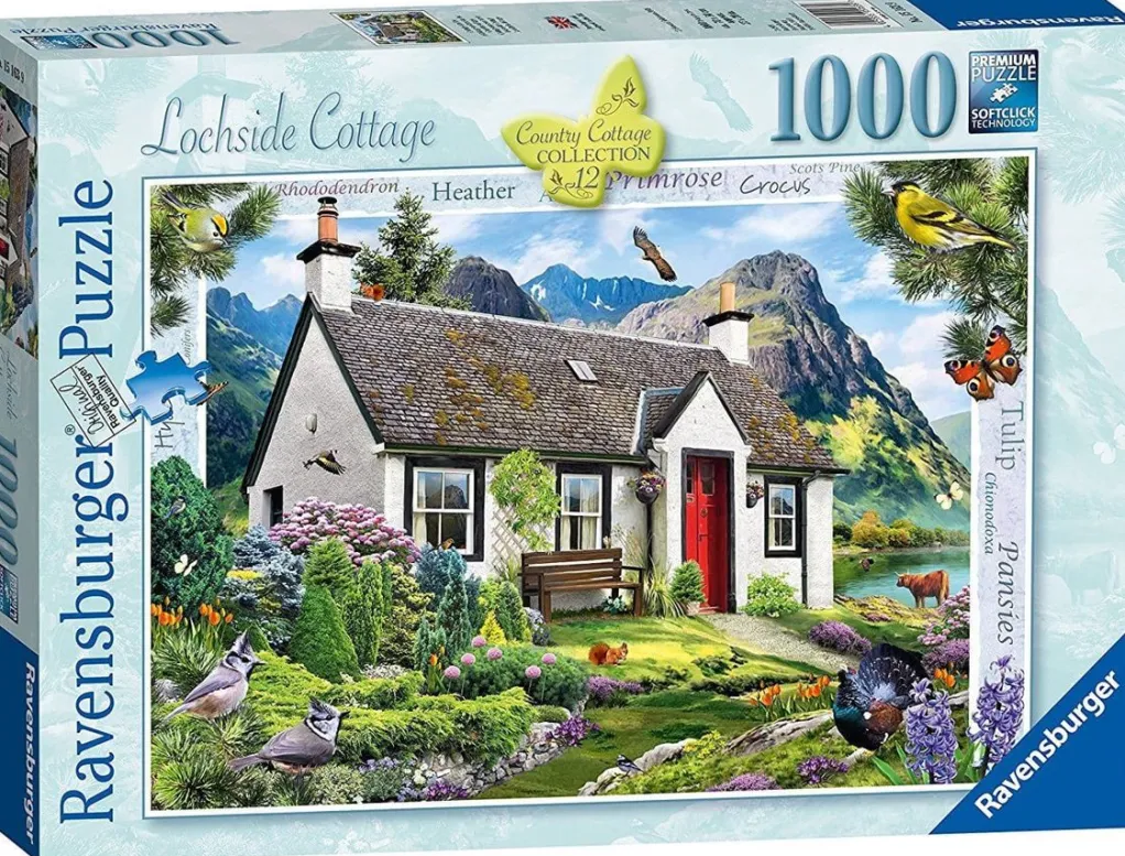 Ravensburger 1000 Pieces* - Country Cottage - Lochside Cottage - 1000 Piece Jigsaw Puzzle