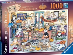 Ravensburger 1000 Pieces* - Crazy Cats - Autumn Banquet - 1000 Piece Jigsaw Puzzle
