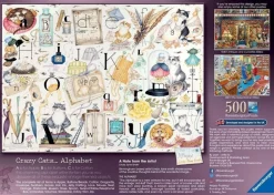 Ravensburger 500 Pieces* - Crazy Cats - Alphabet - 500 Piece Jigsaw Puzzle